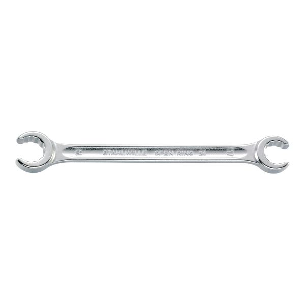 Stahlwille Offener DoppelringschlüSsel Abgew. OPEN-RING SW.22 X 24Mm L.245Mm (41082224)-image