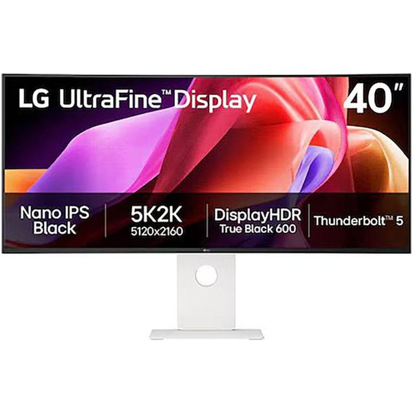LG Curved-Gaming-Monitor "40U990A", Energieeffizienz: F (A-G), Weiß, Schwarz, B:94,77Cm H:41,98Cm T:10,63Cm, Monitore-image
