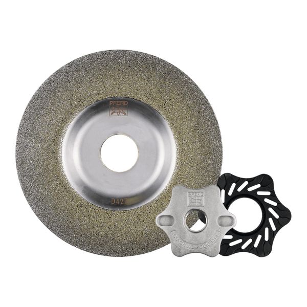 Pferd Tools CC-GRIND Solid Diamond 100X16,0Mm D427 (Grob) Zum Bearbeiten Harter Werkstoffe (36610042)-image