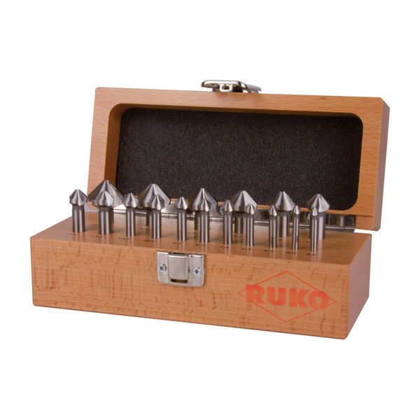 Ruko Kegel- Und Entgratsenker-Satz Din 335 Form C 90° Hss 6,3-20,5 Mm FüR Metalle, 102155)-image