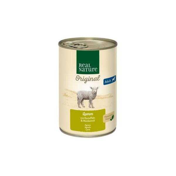 Real Nature Adult Agneau Aux Pommes De Terre 6X400 G-image