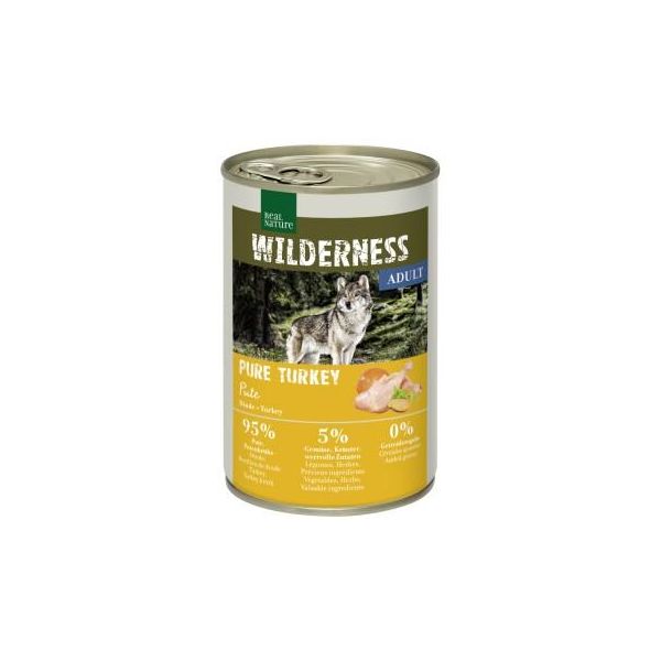 Real Nature Wilderness Nourriture Humide Chien Adulte Pure Turkey 12X400 G-image