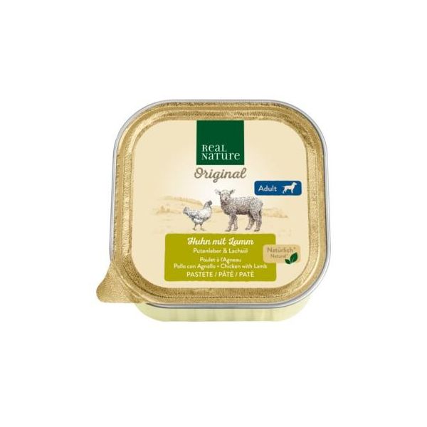 Real Nature Adult Agneau & Foie De Dinde 34X100 G-image