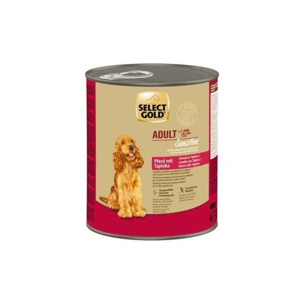 Select Gold Sensitive Nourriture Humide Adult Cheval Au Tapioca 12X800 G-image