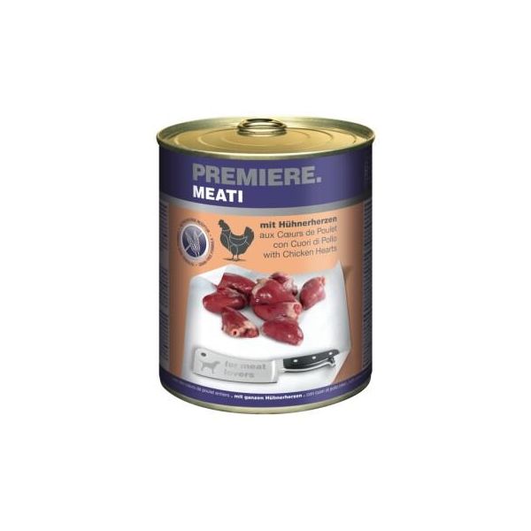Premiere Meati Nourriture Humide Pour Chien, Adulte, CœUr De Poulet 6X800 G-image