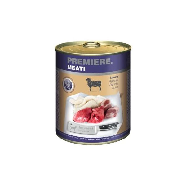 Premiere Meati Nourriture Humide Pour Chien, Adulte, Agneau 6X800 G-image