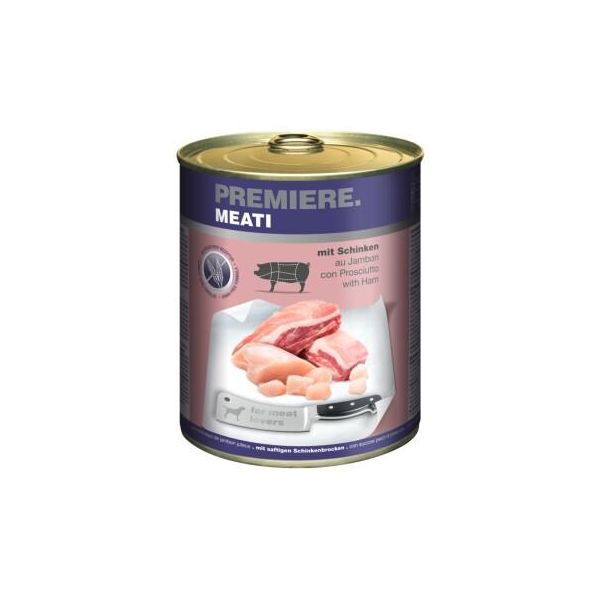 Premiere Meati Nourriture Humide Pour Chien, Adulte, Jambon 6X800 G-image