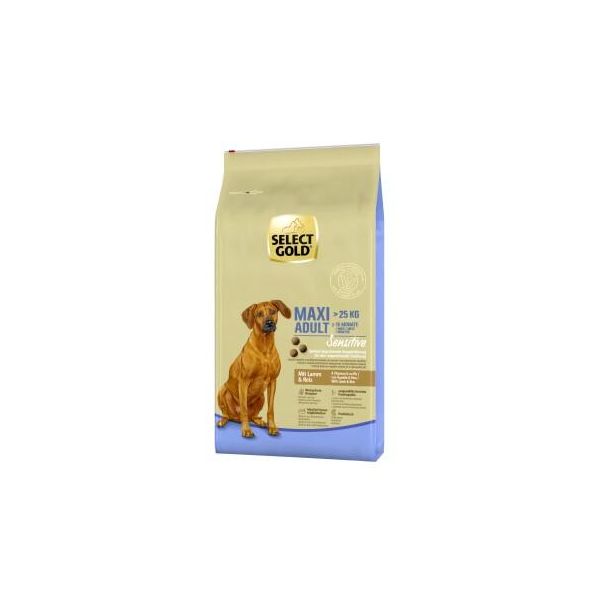 Select Gold Sensitive Croquettes Chien Adulte Maxi Agneau Et Riz 12 Kg-image