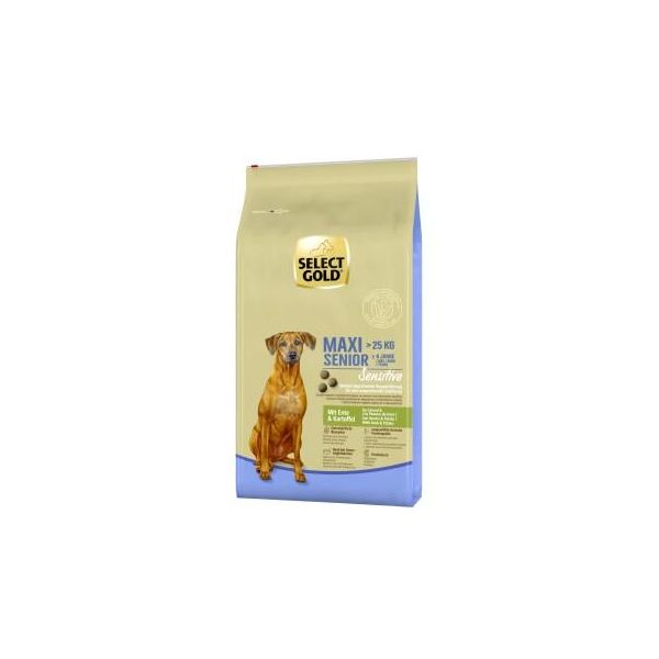 Select Gold Sensitive Croquettes Chien Senior Maxi Canard Aux Pommes De Terre 12 Kg-image