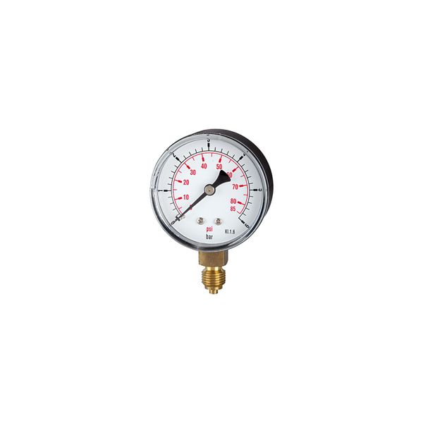 Riegler Standardmano »Pressure Line« G 1/4 Unten, 0-16,0 Bar/230 Psi, Ø50 (107-KDE)-image