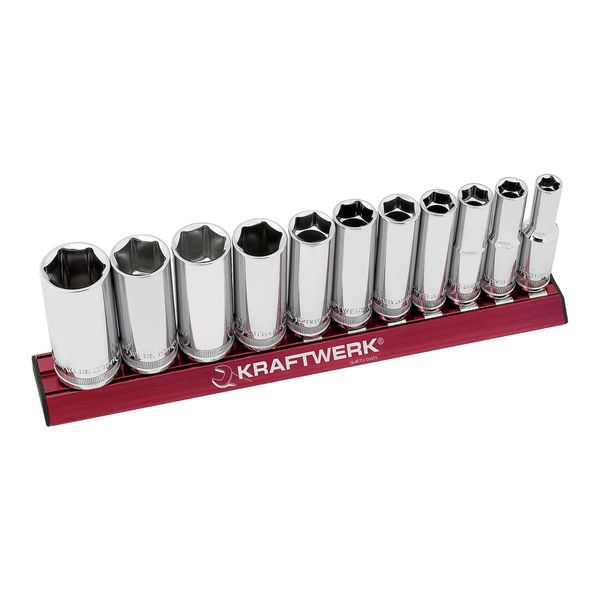 Kraftwerk Stecknusssatz Lang Magalu 3/8", 11-Tlg. (201990)"-image