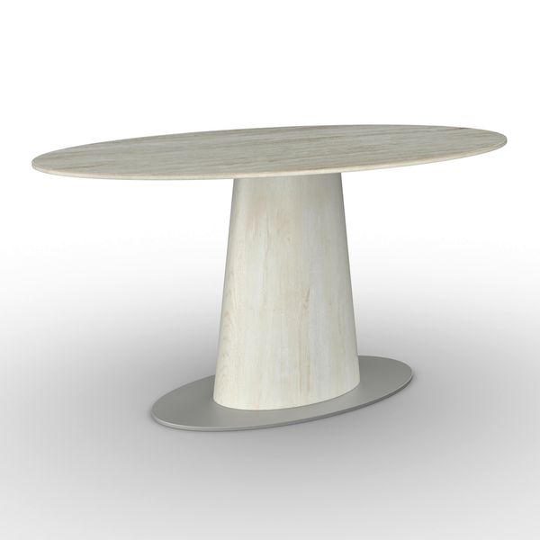 Esstisch Thiago Creme Mdf/Stein Ca. 160X90 Cm-image
