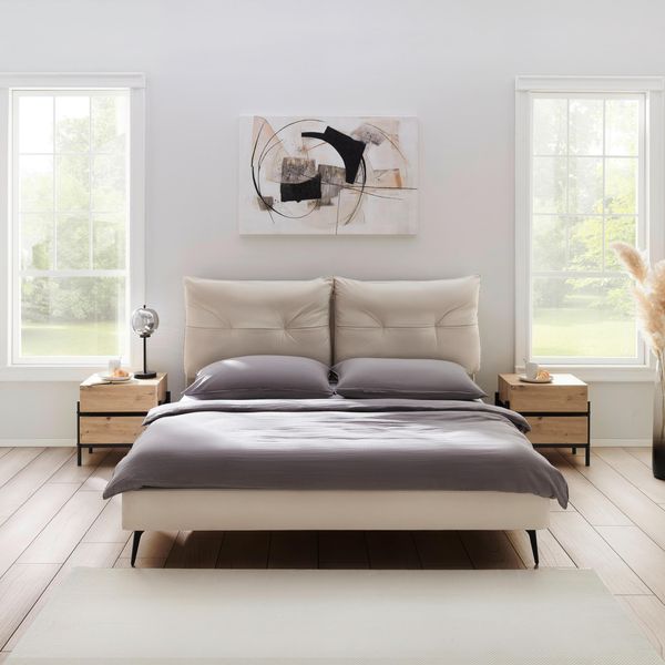 Polsterbett Malea Beige Ca. 180X200 Cm-image