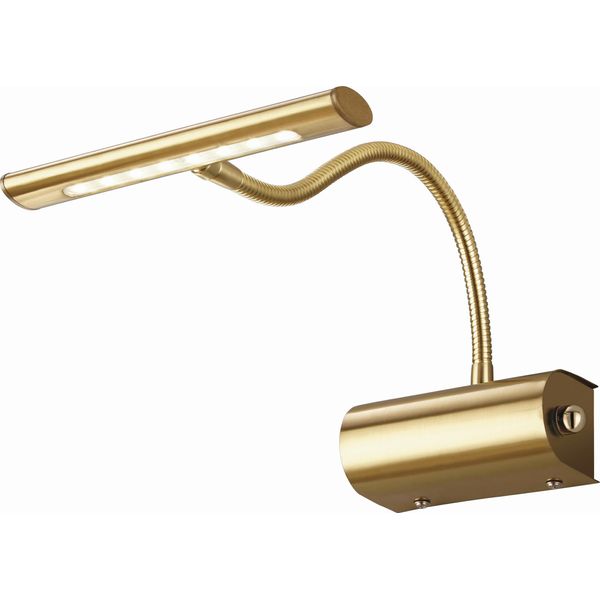LED- Wandleuchte Curtis Messingfarben Max. 4 Watt Wandlampe-image