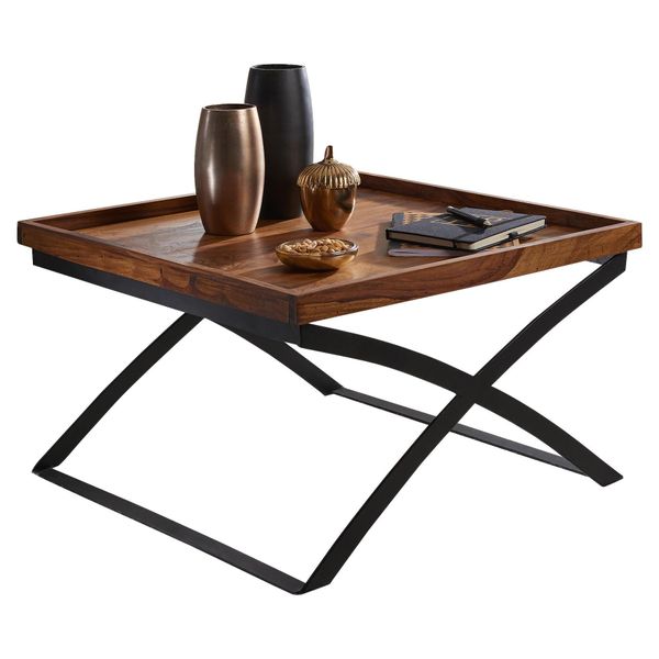 Couchtisch Ca. 63X63 Cm, Aus Sheesham-image