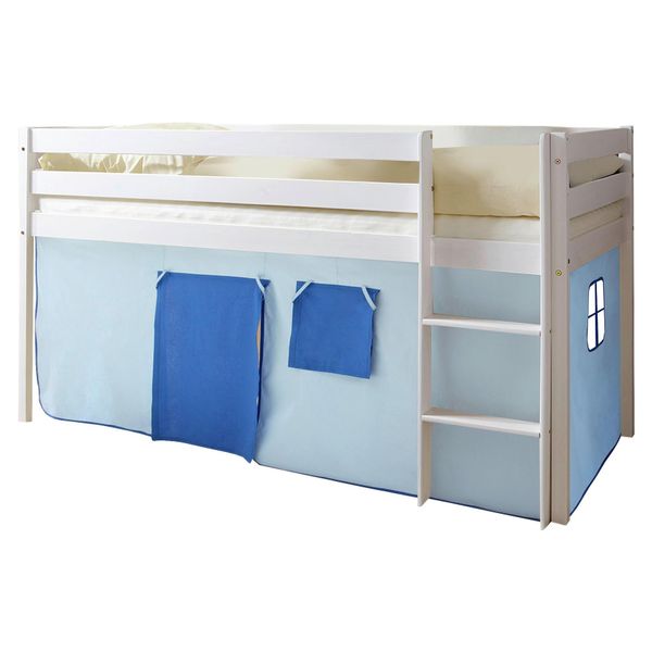 Spielbett Holz Malte Ca. 90X200 Cm Blau-image