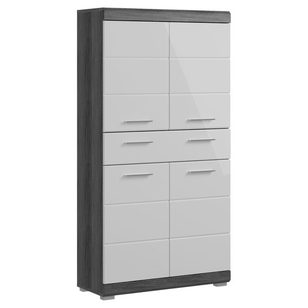 Unterschrank Scout Ca. 74X141 Cm Anthrazit/Weiß-image