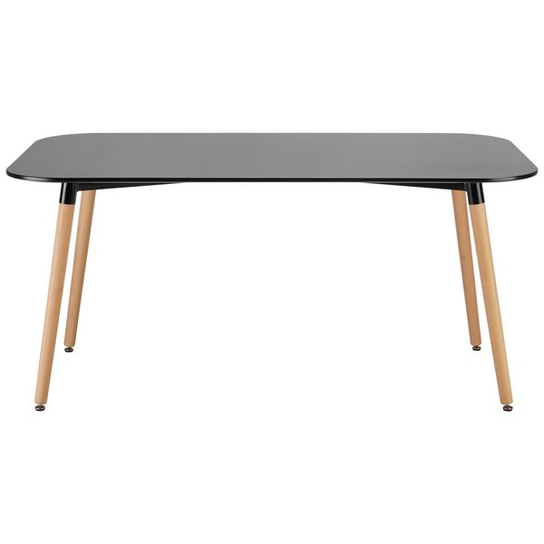 Esstisch Anuk Schwarz Mdf Ca. 160X90 Cm-image