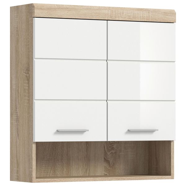 HäNgeschrank Lambada Ca. 74X79 Cm Sonoma Eiche/Weiß-image