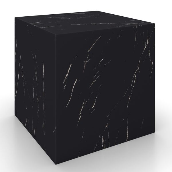 Couchtisch Ezra Schwarz Mdf Marmor-Optik-image