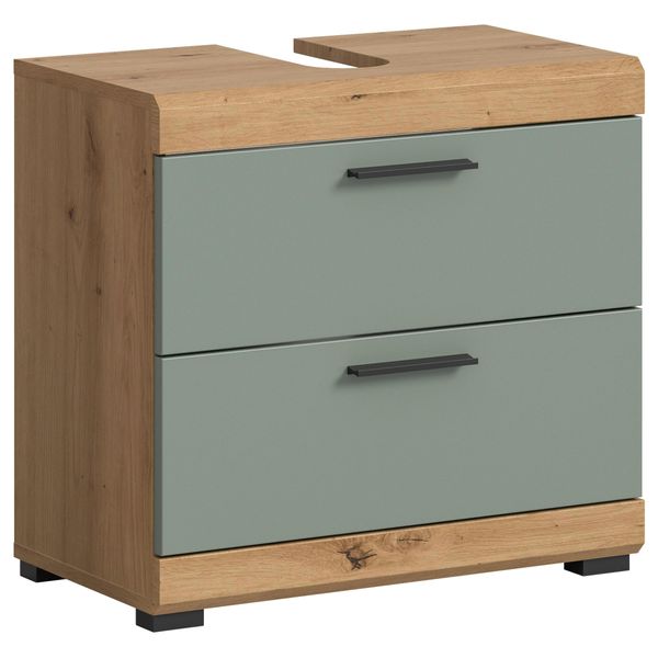 Waschbeckenunterschrank Scout Ca. 60X56X37 Cm SalbeigrüN-image