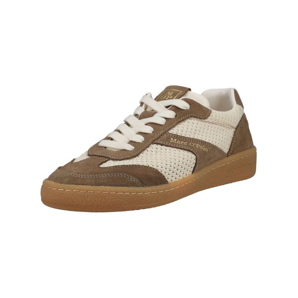 Sneaker Marc O'polo "Marc O'polo Sneaker Veloursleder/Textil", Damen, Gr. 38, Beige, Blau, Textil, Veloursleder, Schuhe Sneaker-image