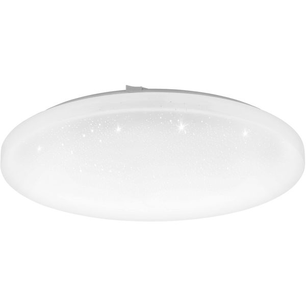 Eglo Led Deckenleuchte "FRANIA-Z Deckenlampe - Stahl - Led - 24W - IP20", Weiß, 1, Ø 43Cm H: 7Cm, 1 Stk., Leuchten, Wohzimmerlampe, Esszimmerlampe, Flur, Schlafzimmer, H7 X Ø43 Cm, Led Deckenleuchte-image