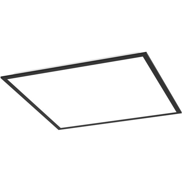 Eglo Deckenleuchte "Moradillo Deckenlampe - Stahl - Led - 32,5W - IP20", Schwarz, 1, H: 6,1Cm, 1 Stk., Leuchten, Wohzimmerlampe, Esszimmerlampe, Flur, Schlafzimmer, L59,5Xb59,5Xh6,1Cm, Deckenleuchte-image
