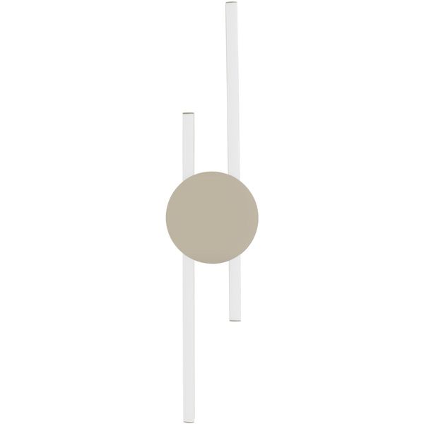 Eglo Deckenleuchte "Venticello Deckenlampe - Alu - Led;Led - 20W;0,91W - IP20", Beige (Sandfarben), 2, H: 5,5Cm, 1 Stk., Leuchten, Wohzimmerlampe, Esszimmerlampe, Flur, Schlafzimmer, L75 X B20 X H5,5Cm, Deckenleuchte-image