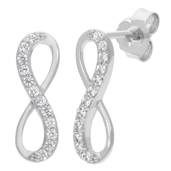 Paar Ohrstecker Vivance "Infinity", Silber (Silber 925), Ohrringe, Damen, Silber 925 (Sterlingsilber)-image