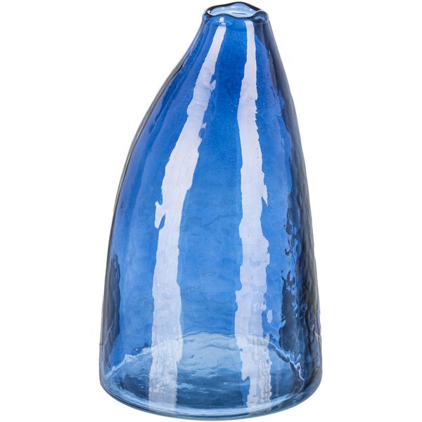 Dekovase Creativ Home "Vase", Royalblau, H:20Cm Ø:11,5Cm, Vasen, Mit Durchbrochenem Design-image