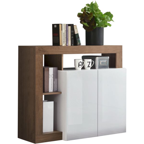 Sideboard Home Affaire "Hamburg", Weiß (Weiß, Mercure), B:108Cm H:93Cm T:42Cm, Sideboards, Sideboard, Breite 108 Cm-image