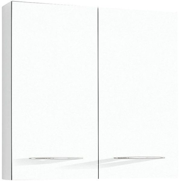 HäNgeschrank Welltime "Portofino", Weiß (Weiß, Weiß), B:60Cm H:64Cm T:20Cm, Holzwerkstoff, Melamin, SchräNke, HäNgeschrank-image