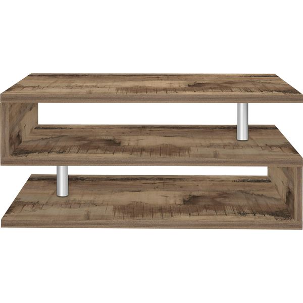 Couchtisch Home Affaire, Braun (Ahorn Pereira), B:90Cm H:41Cm T:55Cm, Tische, Couchtisch, Breite 90 Cm-image