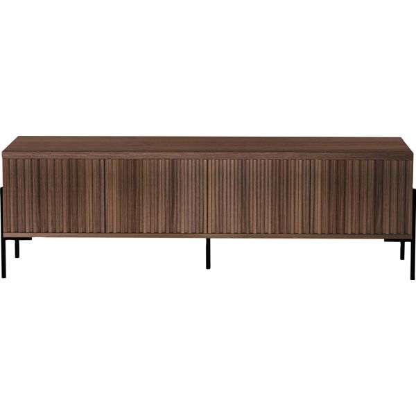 Lowboard Otto Home "Valloire", Braun, B:176Cm H:55Cm T:38Cm, Holzwerkstoff, Mdf, Sideboards, Lowboard, Kommode, Push-To-Open Funktion, Breite 176 Cm-image