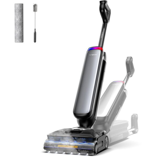 Tineco Nass-Trocken-Sauger "Floor One S9 Artist Steam Pro, Dampfreiniger Mit 160C Dampfreinigung", Dunkelgrau, B:24,5Cm H:110Cm T:26,7Cm, Mehrzwecksauger, 22Kpa Saugleistung, Selbstantrieb, 90 Minuten, Topseller-image