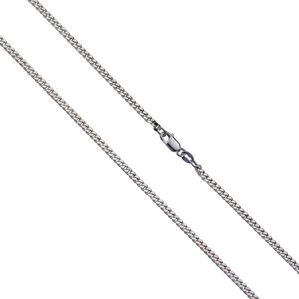 Collierkettchen Vivance "925 Silber Panzerkette Diamantiert", Weiß, Halsketten, Damen, 50Cm, Silber 925 (Sterlingsilber), L: 50 B: 3Mm, GläNzend, B:3Mm-image