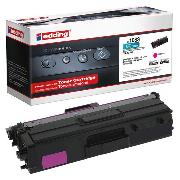 Edding Toner EDD-1083 Magenta Kompatibel Zu Brother TN-423M-image