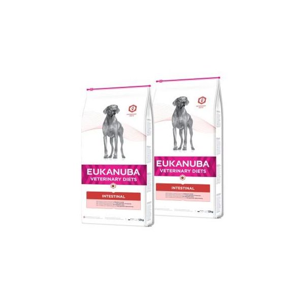 eukanuba Veterinary Diets Intestinal Pour Chiens Adultes 2X12 Kg-image