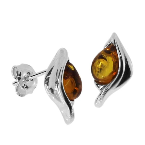 Paar Ohrstecker Ostsee-Schmuck "Ostsee-Schmuck Ohrstecker Ines Ohrstecker Ines", Weiß, Ohrringe, Damen, 13 X 7Mm, Silber 925 (Sterlingsilber)-image