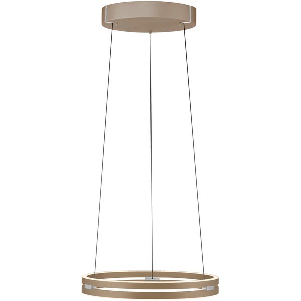 Neuhaus Pure LED Pendelleuchte "Pure E-Loop", Bronzefarben, 2, Ø 50Cm H: 40Cm, 1 Stk., Leuchten, E-Lift Funktion, Cct, Dimmbar üBer Fernbedienung, LED Pendelleuchte-image