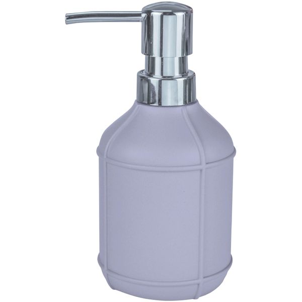 Seifenspender Kleine Wolke "Adona", Lila (Lavendel), Bambus, Polyresin (Kunststein), Dosierspender, Seifenspender-image