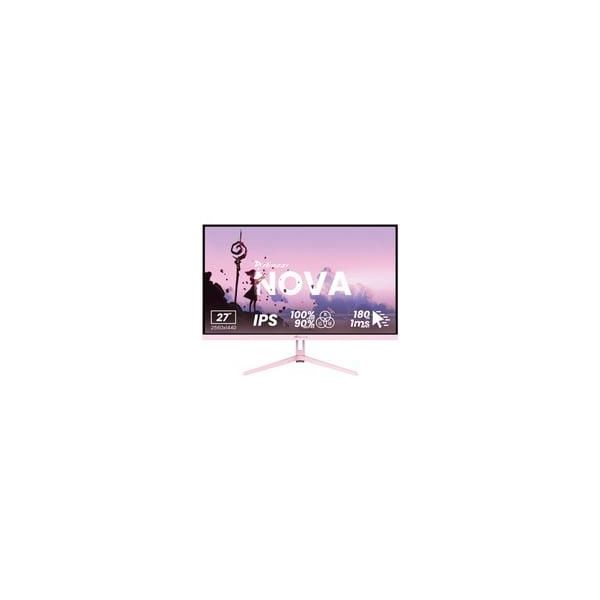 Nova 27T2K180, Gaming-Monitor 68.6 Cm (27 Zoll), Pink, Qhd, Ips, Hdmi, Dp, Lautsprecher, 180Hz Panel-image