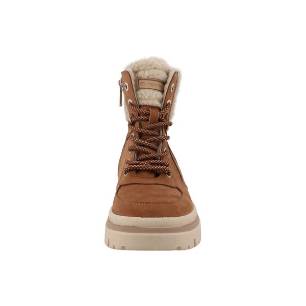 Stiefel Tom Tailor "Tom Tailor Winter Boots", Damen, Gr. 38, Hazel, Polyurethan, Schuhe Stiefel-image