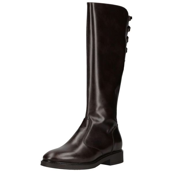 Stiefel Nero Giardini "Nero Giardini Stiefel Leder", Damen, Gr. 38, Braun (Dunkelbraun), Leder, Schuhe Stiefel-image