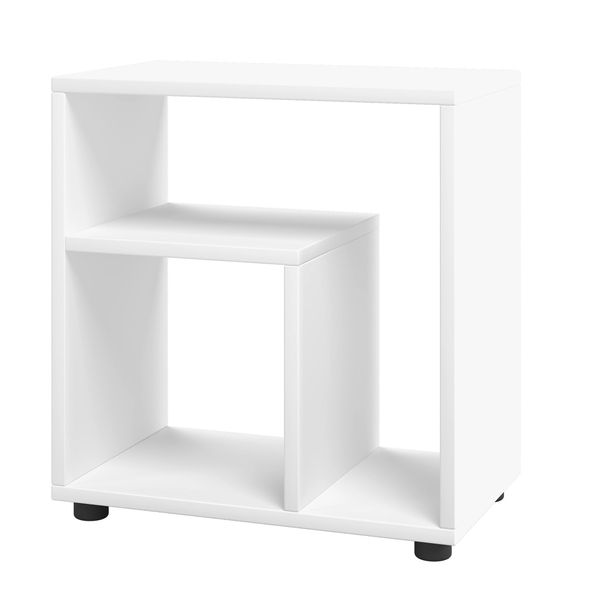Couchtisch Vcm "Holz Beistelltisch Couchtisch Sofatisch Zeito", Weiß, B:50Cm T:30Cm, Tische, Couchtisch-image
