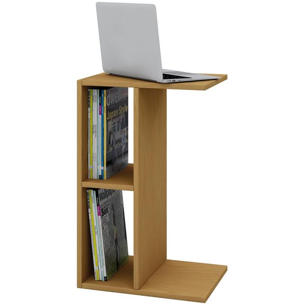 Couchtisch Vcm "Holz Beistelltisch Couchtisch Sofatisch Nachto", Braun (Buche), B:40Cm T:30Cm, Tische, Couchtisch-image