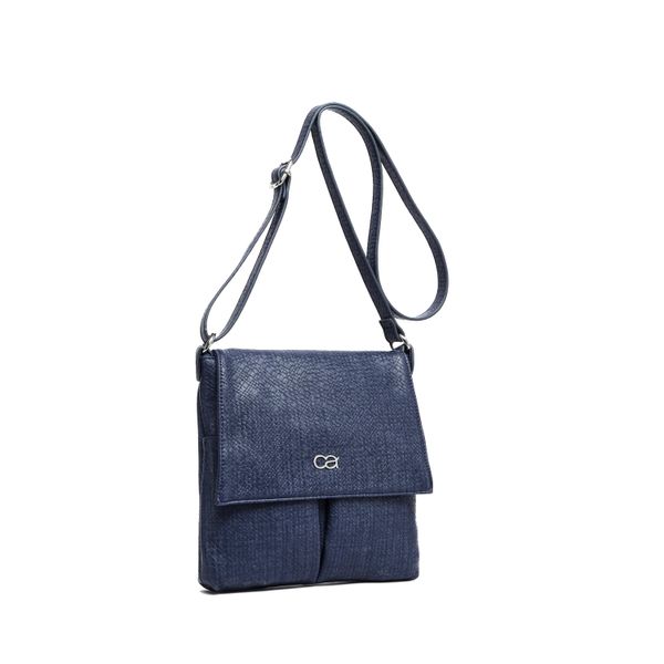 UmhäNgetasche "Flechty", Damen, Gr. B/H/T: 24Cm X 24Cm X 4Cm Onesize, Blau, Polyurethan (Pu), Collezione Alessandro, Taschen UmhäNgetasche, Mit Vielen FäChern, In Flechtoptik-image