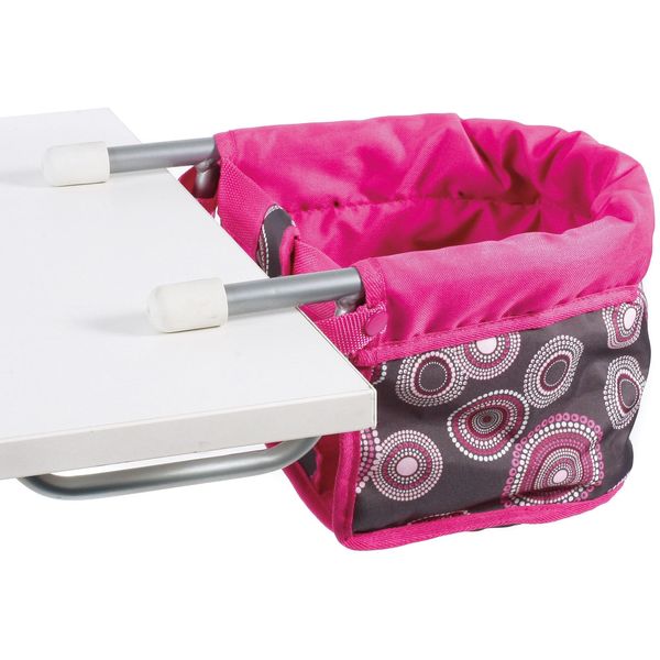 Puppen-Tischsitz CHIC2000 "Corallo", Pink (Hot Pink), Puppenausstattungen, Kinderb:42Cm H:20Cm T:42Cm, Kunststoff, Polyester, Stahl, B:42Cm H:20Cm T:42Cm-image