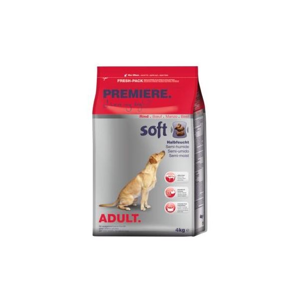 Premiere Croquettes Moelleuses Pour Chien Adulte BœUf 4 Kg-image